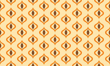 Abstract Seamless Vintage Retro Geometric Wallpaper Pattern