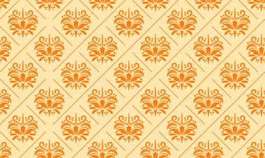 Çiçek süsü ile kusursuz desen