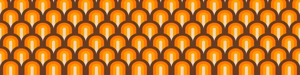オレンジ色の幾何学的なパターン 抽象的な色の背景 — ストックベクタ