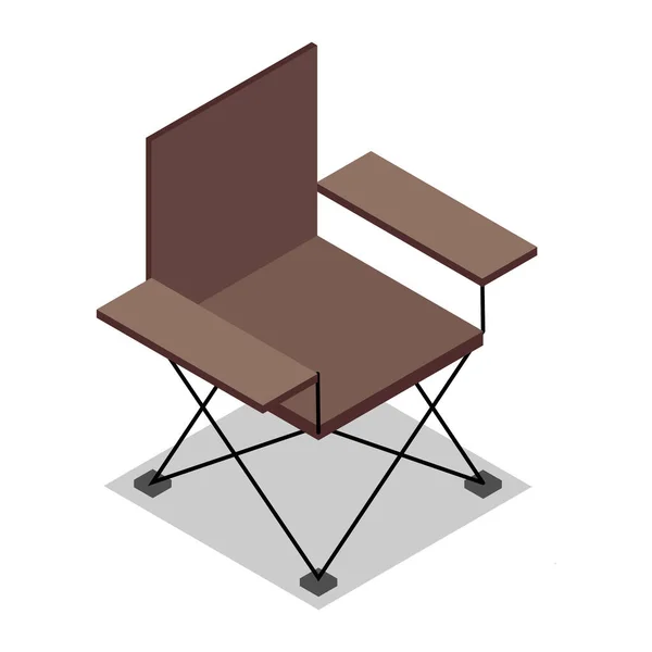 孤立的椅子物体 — 图库矢量图片