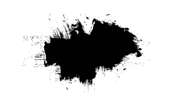 Μαύρο Γραφικό Χρώμα Μπαλώματα Πινελιές Αποτέλεσμα Φόντο Σχέδια Στοιχείο — Διανυσματικό Αρχείο