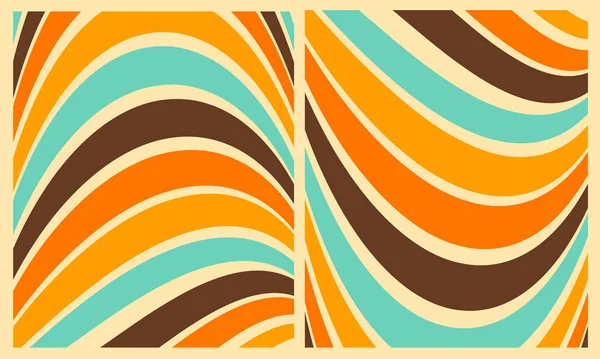 シームレスな背景パターン 抽象的な波パターン — ストックベクタ