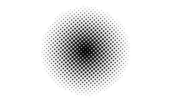 Прозрачный Вектор Градиентный Цвет Полутоновые Круговые Точки Шаблон Шаблон — стоковый вектор