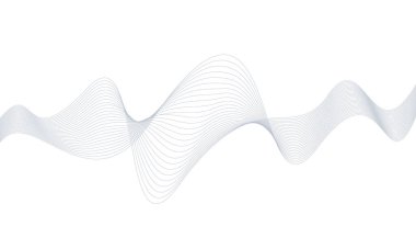 Soyut Dalgalı Çarpık Çizgiler Vektör Şeffaf Arkaplan