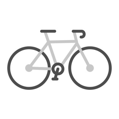 Bisiklet İzole Edilmiş Vektör Simgesi Şeffaf Arkaplan