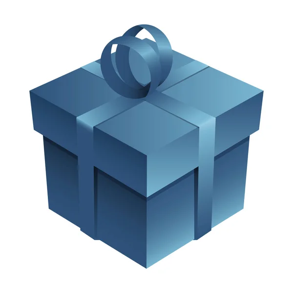 Gift Box Vector Illustration Transparent Background — Stock Vector