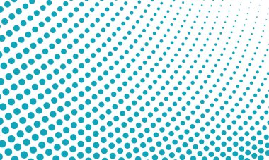 Renk Yarısı Noktalar Dalga Şablonu Vektör Arkaplanı