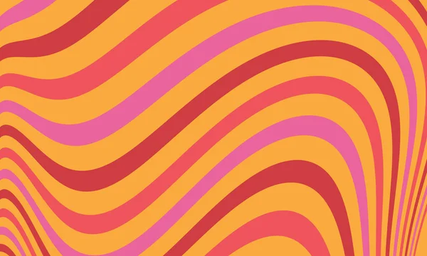 Soyut Vintage Retro 60 'lar Estetik Model Arka plan Wave Shape Vinil LP Resimli Vektör Hippi Duvar Kağıdı Dekorasyonu