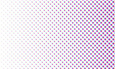 Vektör Rengi Yarısı Noktalar Desen Retro Pop Sanat Çizgi Romanını Kapat Duvar Kağıdı Kaplaması Saydam Arkaplan Dokusunda