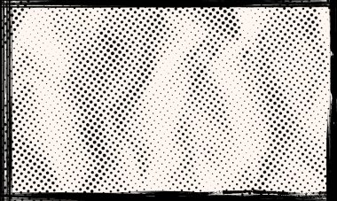 Abstract Textured Dotted Halftone Retro Paper Print Texture Frame Vector Wallpaper clipart