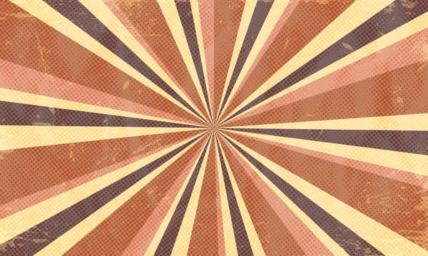 Desatürated Retro Sunburst Duvar Kağıdı Yarıton Dokusunu Sildi Soyut Vektör Arkaplanı