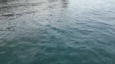 Malaga Sahil İnsansız Hava Aracı Manzarası, İspanya. Temmuz 2023 'te 4K' da yapıldı