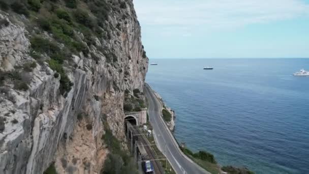 Cte Azur フランス リベラル フランス ダジュール — ストック動画