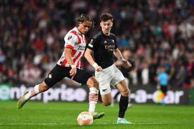 NETHERLANDS, EINDHOVEN 27 Ekim 2022 Xavi Simons. UEFA Avrupa Ligi PSV Eindhoven-Arsenal London maçı