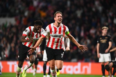 NETHERLANDS, EINDHOVEN - 27 Ekim 2022: Luuk de Jong. UEFA Avrupa Ligi PSV Eindhoven-Arsenal London maçı