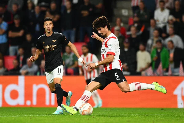 NETHERLANDS, EINDHOVEN 27 Ekim 2022: Andre Ramalho. UEFA Avrupa Ligi PSV Eindhoven-Arsenal London maçı