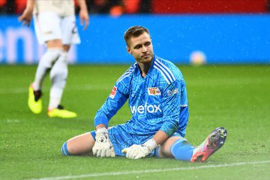 LEVERKUSEN, ALMANY - 06.11.22 Lennart Grill. Bundesliga FC Bayer 04 Leverkusen 1 'e karşı. Bayarena 'daki FC Union