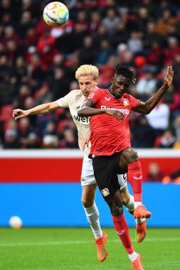 LEVERKUSEN, GERMANY - 06.11.22: Bundesliga FC Bayer 04 Leverkusen - 1. Bayarena 'daki FC Union