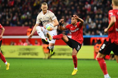 LEVERKUSEN, GERMANY - 06.11.22: Bundesliga FC Bayer 04 Leverkusen - 1. Bayarena 'daki FC Union