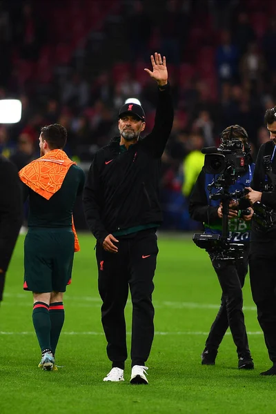 Stock image NETHERLANDS, AMSTERDAM - OCTOBER 26, 2022: Jurgen Klopp. UEFA Champions League match Ajax vs Liverpool