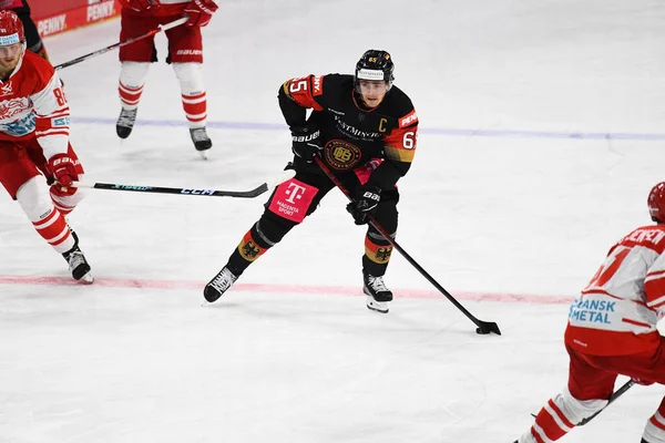 stock image KREFELD, GERMANY - NOVEMBER 10, 2022: MICHAELIS Marc.  Deutschland Cup 2022, The game Germany - Denmark at Yayla-Arena 