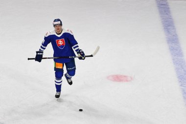 KREFELD, Almanya - 10 Kasım 2022 OKULIAR Oliver Deutschland Kupası 2022, Avusturya - Yayla-Arena 'da Slovakya 