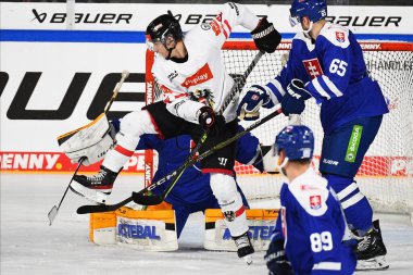 KREFELD, GERMANY - 10 Kasım 2022: Deutschland Kupası 2022, Avusturya - Yayla-Arena 'daki Slovakya 