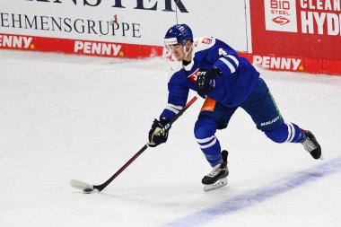 KREFELD, Almanya - 10 Kasım 2022 MUDRAK David. Deutschland Kupası 2022, Avusturya - Slovakya Yayla-Arena 