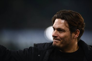 MoENCHENGLADBACH, Almanya - 11 Kasım 2022: Edin Terzic. Bundesliga Borussia Moenchengladbach - Borussia Dortmund futbol karşılaşması