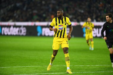 MoENCHENGLADBACH, ALMANY - 11 Kasım 2022: Anthony Modeste. Bundesliga Borussia Moenchengladbach - Borussia Dortmund futbol karşılaşması