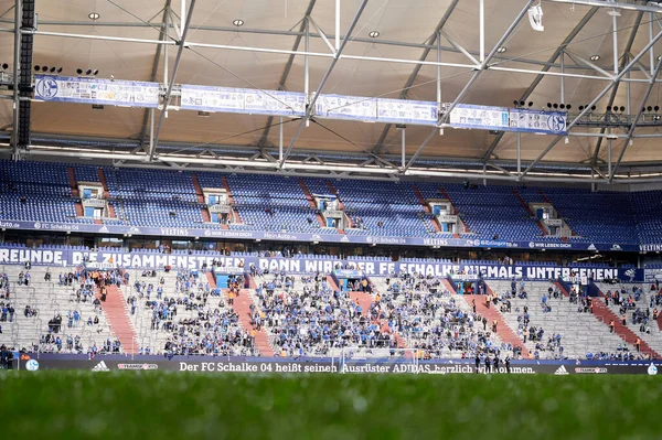 Gelsenkirchen Germany October 2022 Veltins Arena Football Match Bundesliga Schalke — Stock Photo, Image
