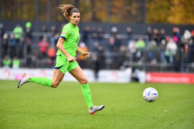 GERÇEK, COLOGNE - 27 YIL 2022 Dominique Janssen. Bayanlar Bundesliga 1.FC Koeln Frauen-VfL Wolfsburg Frauen maçı