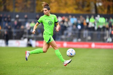 GERÇEK, COLOGNE - 27 YIL 2022 Dominique Janssen. Bayanlar Bundesliga 1.FC Koeln Frauen-VfL Wolfsburg Frauen maçı