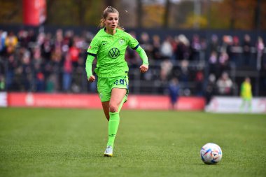 GERÇEK, COLOGNE - 27 YIL 2022 Tabea Wassmuth. Bayanlar Bundesliga 1.FC Koeln Frauen-VfL Wolfsburg Frauen maçı