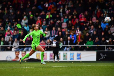 GERÇEK, COLOGNE - 27 YIL 2022 Tabea Wassmuth. Bayanlar Bundesliga 1.FC Koeln Frauen-VfL Wolfsburg Frauen maçı