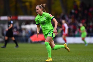 GERÇEK, COLOGNE - 27 YIL 2022 Ewa Pajor. Bayanlar Bundesliga 1.FC Koeln Frauen-VfL Wolfsburg Frauen maçı