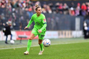GERMANY, COLOGNE - NOWEMBER 27, 2022: Svenja Huth. The match of Women Bundesliga 1.FC Koeln Frauen vs VfL Wolfsburg Frauen clipart
