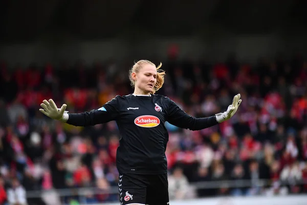 stock image GERMANY, COLOGNE - NOWEMBER 27, 2022: Manon Klett. The match of Women Bundesliga 1.FC Koeln Frauen vs VfL Wolfsburg Frauen