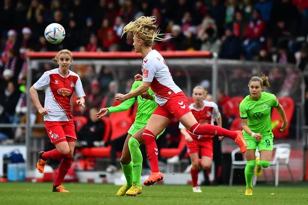 stock image GERMANY, COLOGNE - NOWEMBER 27, 2022: The match of Women Bundesliga 1.FC Koeln Frauen vs VfL Wolfsburg Frauen