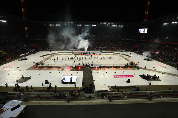 Cologne Duitsland December 2022 Stadion Rhein Energie Winterspel Hockey Match — Stockfoto