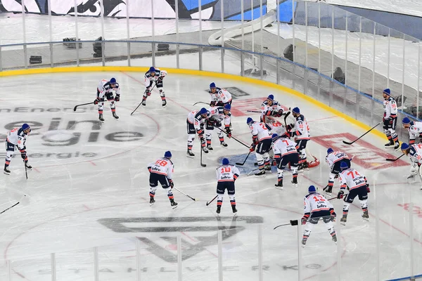 stock image COLOGNE, GERMANY - DECEMBER 3, 2022:  Winter Game. Hockey match DEL Koelner Haie - Adler Mannheim