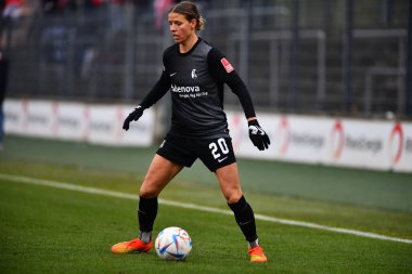 GERÇEK, COLOGNE - 11 ARALIK 2022 Jana Vojtekova. Bayanlar Bundesliga 1.FC Koeln-SC Freiburg maçı