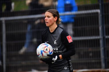 GERÇEK, COLOGNE - 11 ARALIK 2022 Jana Vojtekova. Bayanlar Bundesliga 1.FC Koeln-SC Freiburg maçı