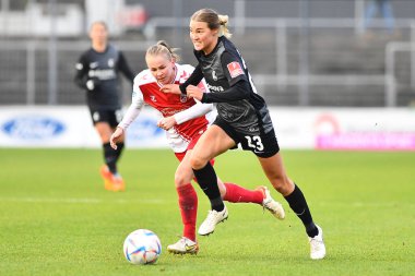 11 ARALIK 2022 Marie Mueller 'a ait bir mektup. Bayanlar Bundesliga 1.FC Koeln-SC Freiburg maçı