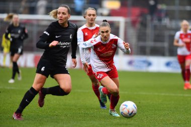 ALMANY, COLOGNE - 11 Aralık 2022 Alena Bienz. Bayanlar Bundesliga 1.FC Koeln-SC Freiburg maçı