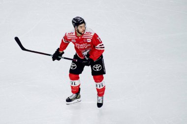 COLOGNE, ALMANY - 2 HAZİRAN 2023 Hokey maçı DeL Koelner Haie - Dusseldorfer EG 