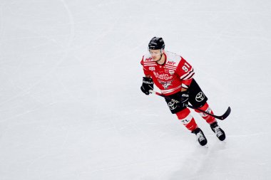 COLOGNE, ALMANY - 2 HAZİRAN 2023 Hokey maçı DeL Koelner Haie - Dusseldorfer EG 