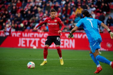 LEVERKUSEN, GERMANY - 15.01.23: Adam Hlozek. The friendly match FC Bayer 04 Leverkusen vs F.C. Copenhagen at BayArena