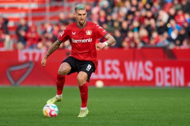 LEVERKUSEN, GERMANY - 15.01.23: Robert Andrich. The friendly match FC Bayer 04 Leverkusen vs F.C. Copenhagen at BayArena
