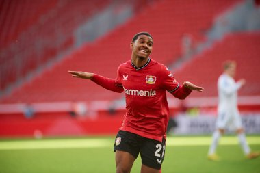 LEVERKUSEN, GERMANY - 15.01.23: Amine Adli. The friendly match FC Bayer 04 Leverkusen vs F.C. Copenhagen at BayArena